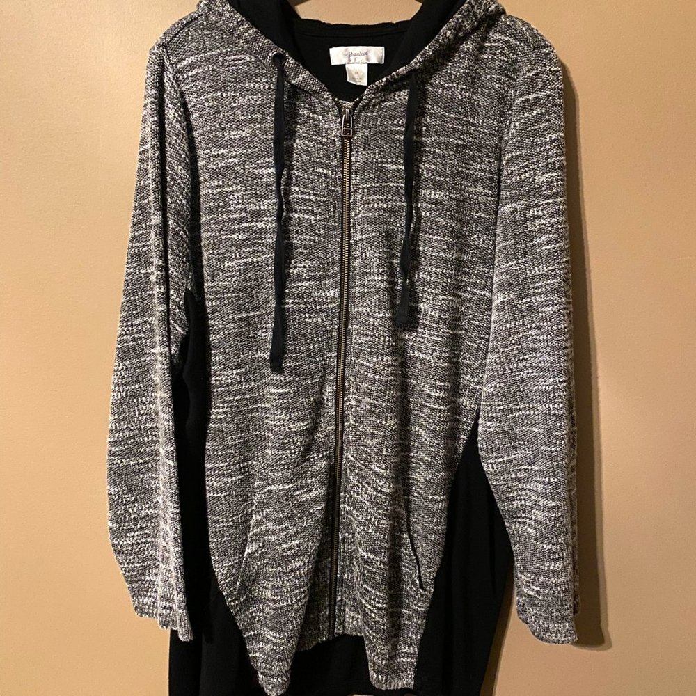 Soft hoodie jacket